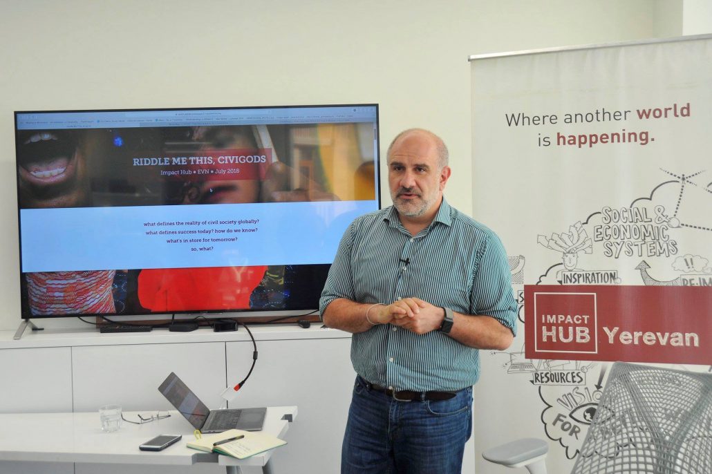 Alex Sardar at Impact Hub Yerevan