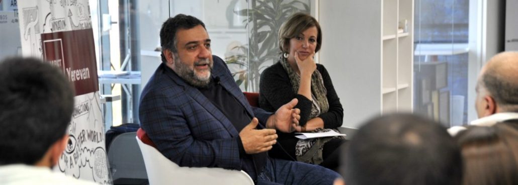 A note of thanks to Ruben Vardanyan for spending the afternoon with our Impact Hub Yerevan members, for sharing his sincere thoughts, and for challenging us to think differently