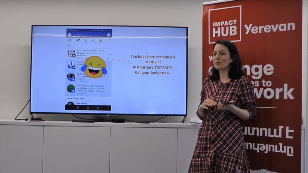 Anna Khachatryan at Impact Hub Yerevan