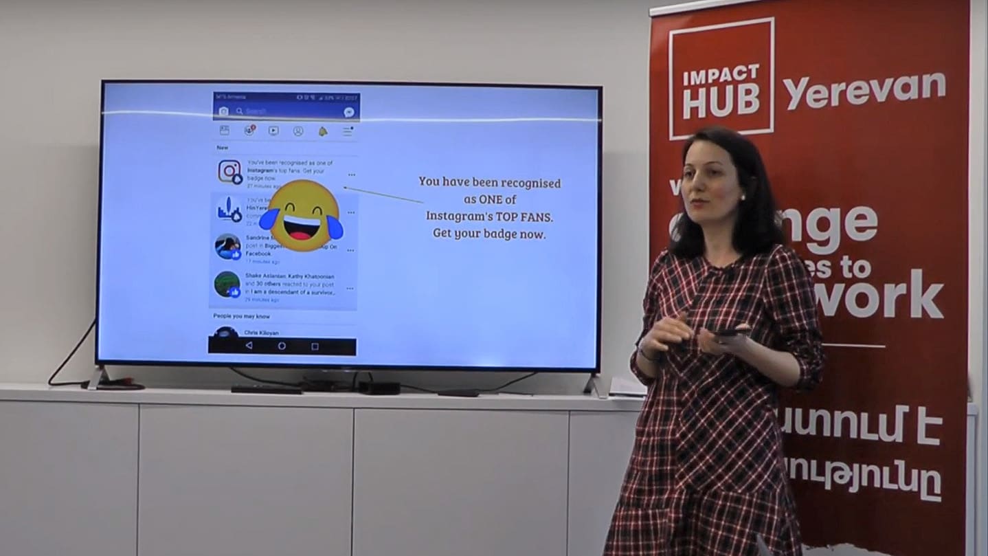 Anna Khachatryan at Impact Hub Yerevan