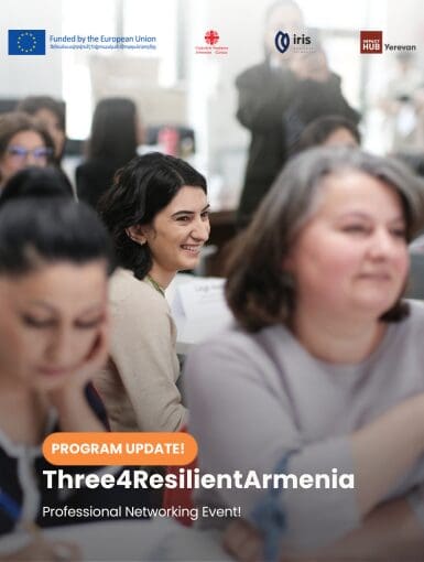 Website Featured Image Three4ResilientArmenia Networking Event